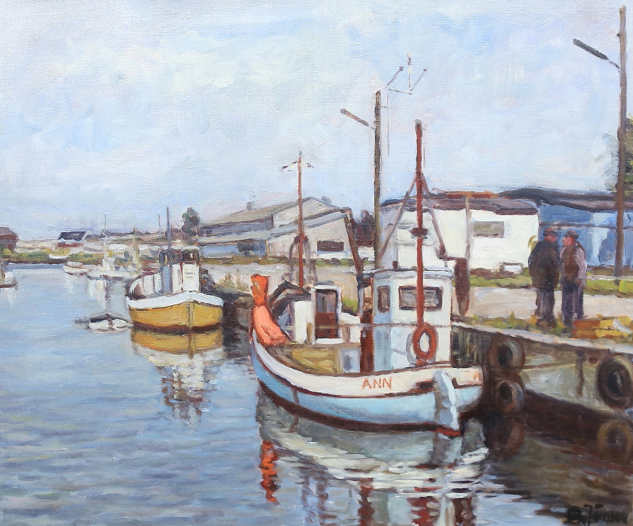 BROR JÖNSSON. oil on canvas, signed.