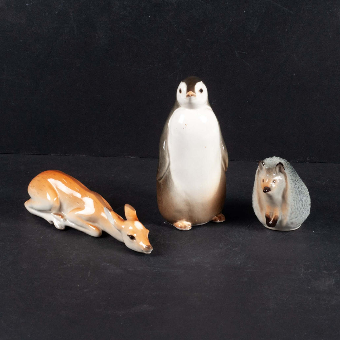 LOMONOSOV, figurines 3 pcs.