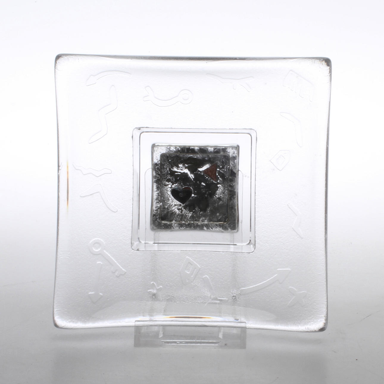 FAT, glas, "Domino", Bertil Vallien, Kosta Boda.