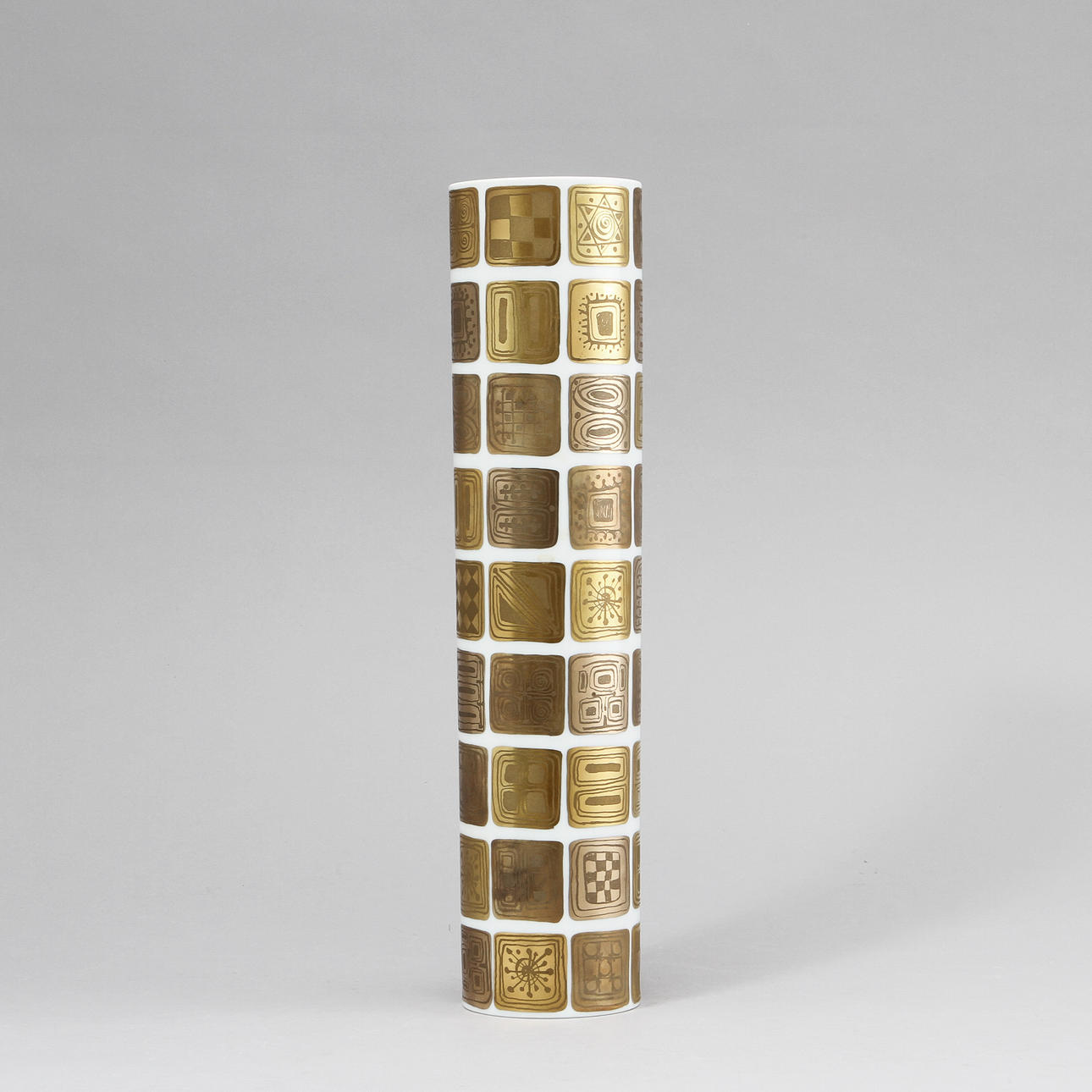 VAS "QUATRE COULEURS", porslin. Björn Wiinblad, Rosenthal.