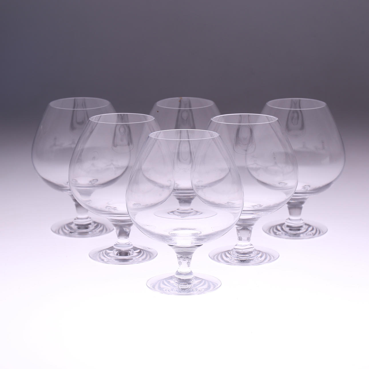 COGNAC CUPS, 6 pcs, Orrefors.