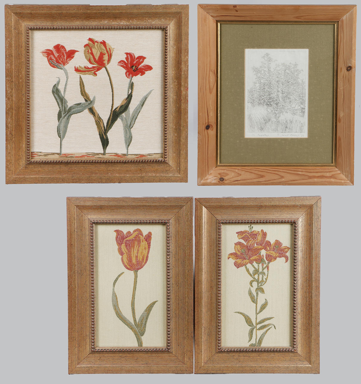 VIER DEKORATIVE BILDER (4).