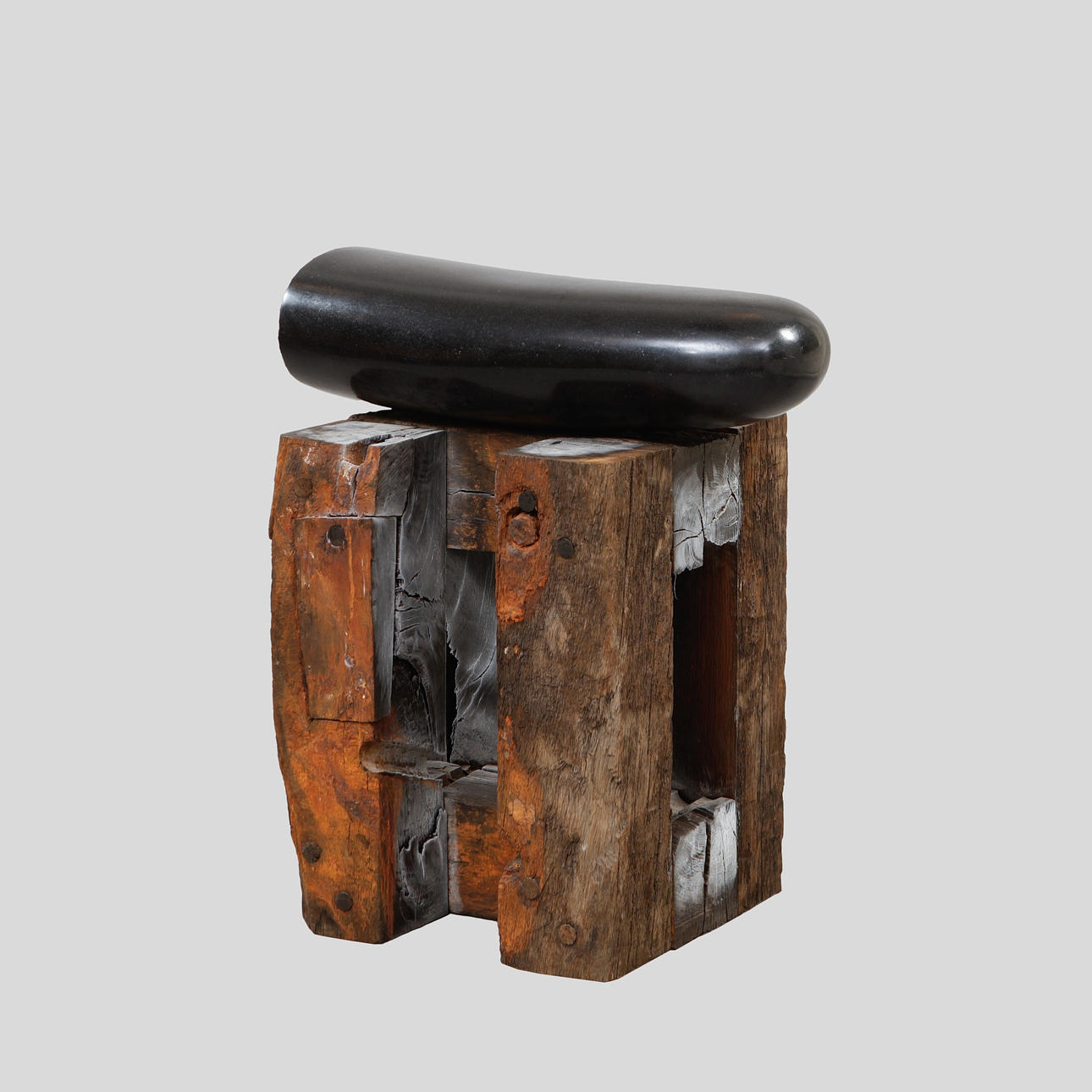 CLAES HAKE. Sculpture, signed and dated -89.