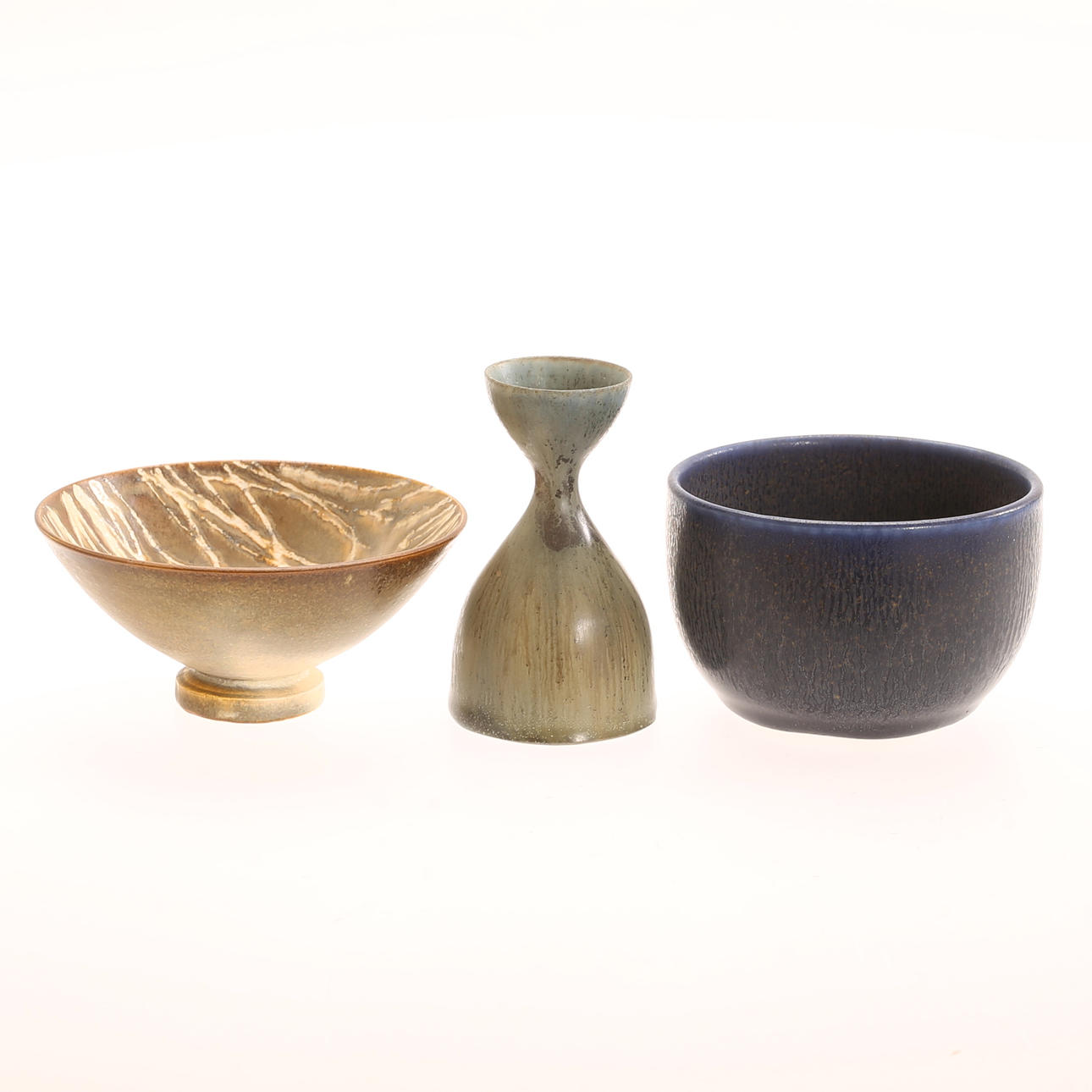 A set of 3 ceramic objects, Gustavsberg et al.
