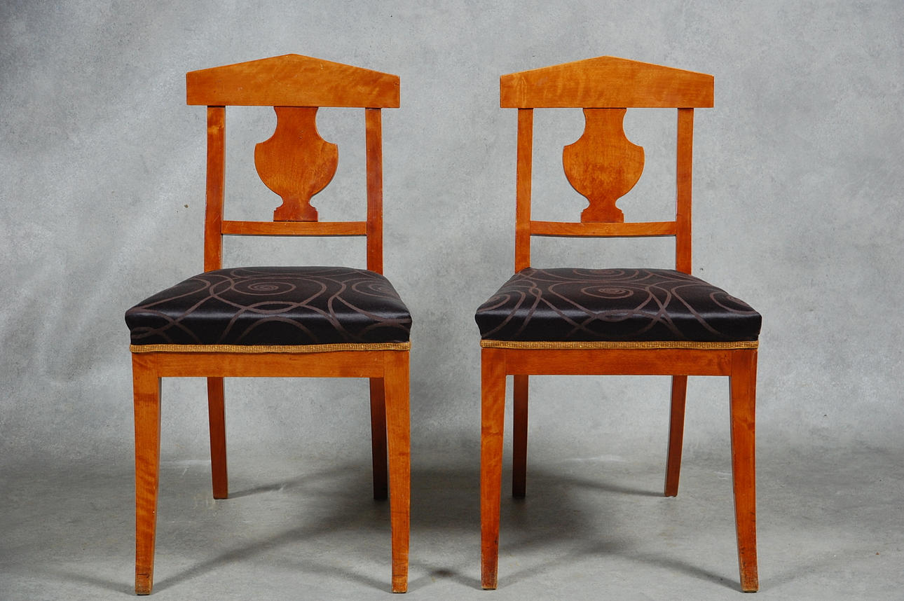 STOLAR, 1 par, Karl-Johan, 1800-tal.