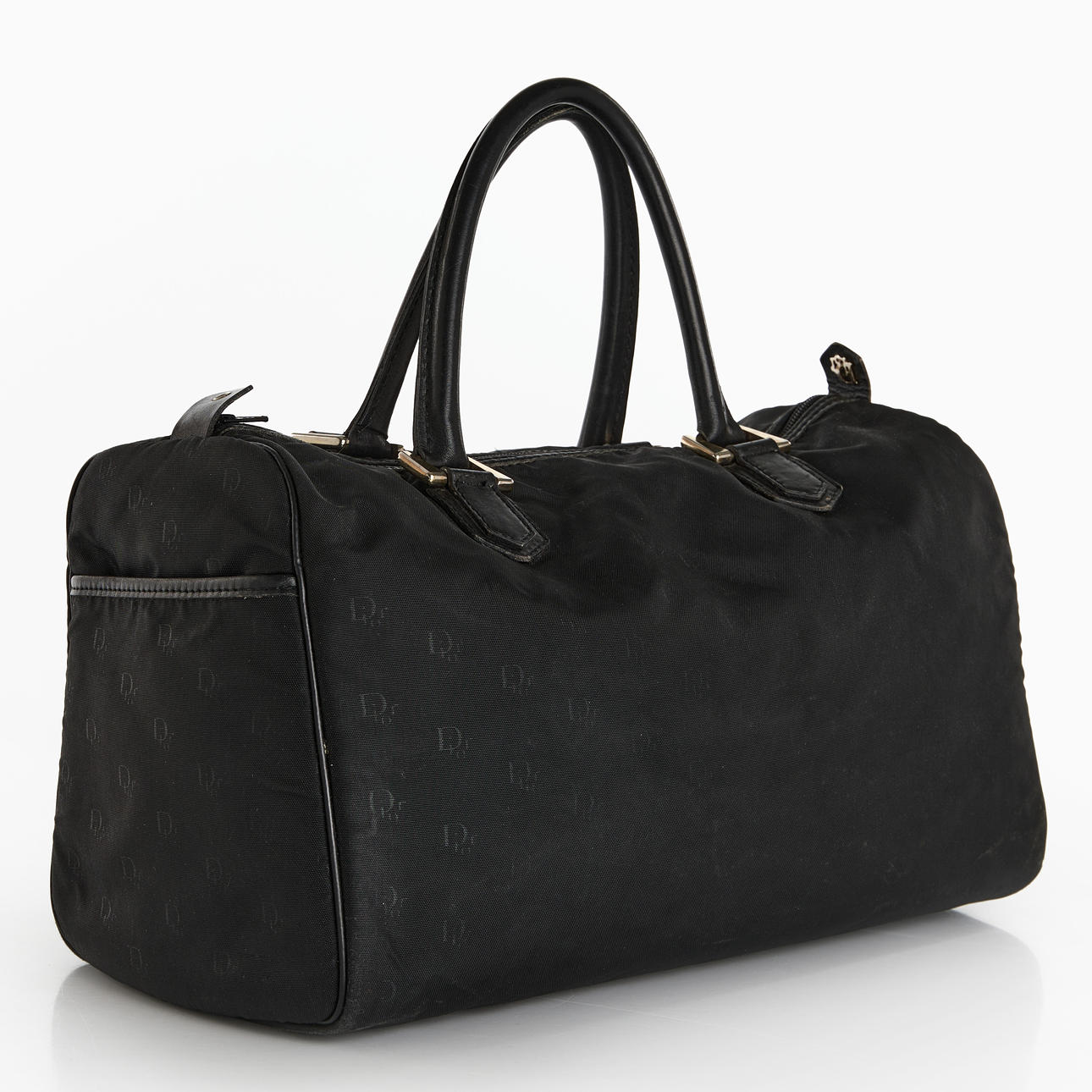 CHRISTIAN DIOR. Duffle bag, nylon, vintage.