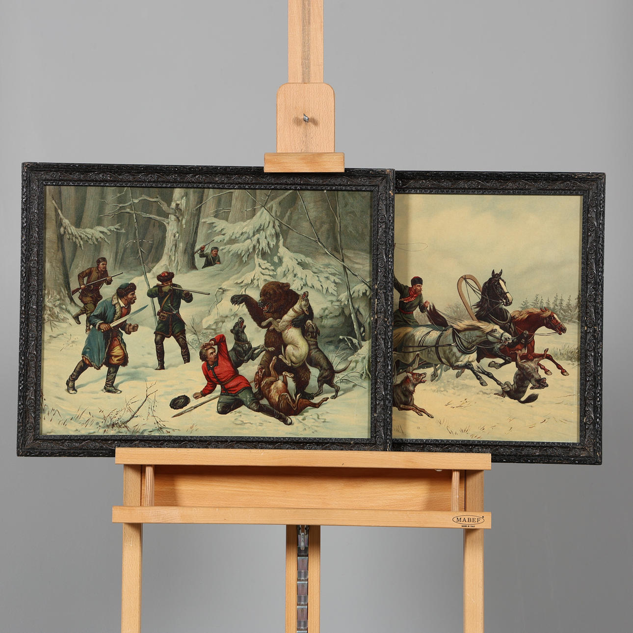 PRINTTI, 2 kpl, metsästyskuvio.