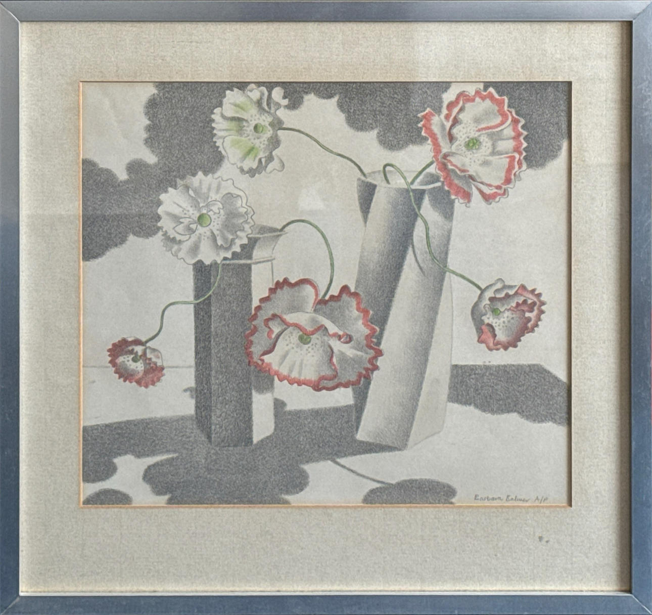 BARBARA BALMER. PENCIL SIGNED ARTIST'S PROOF LITHOGRAPH.