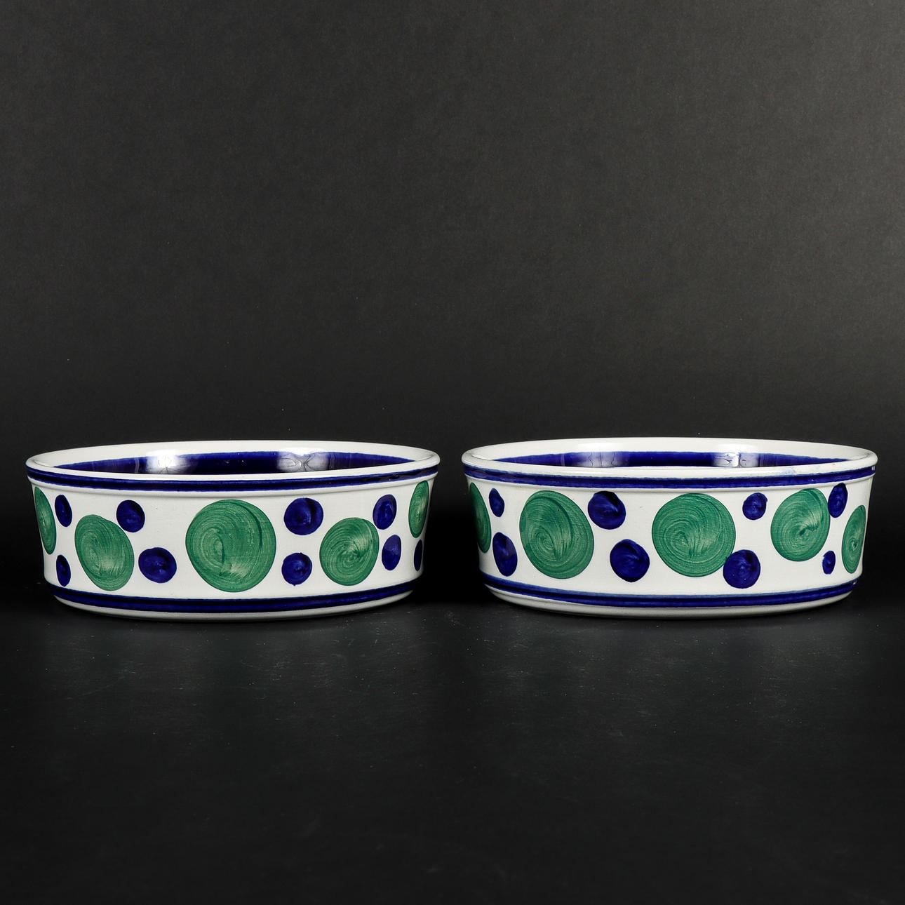 2 bowls, “Kajsa”, Rörstrand.