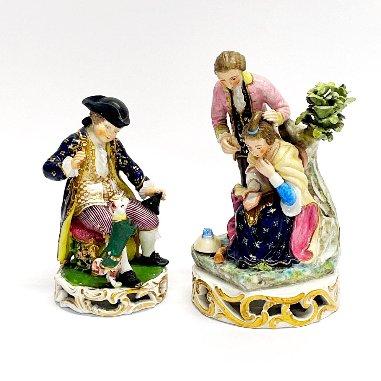 TO TIDLIGE DERBYFIGURER.