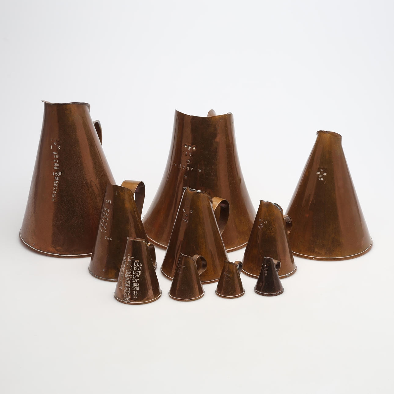 MEASURING SET, 10 pieces, cups.