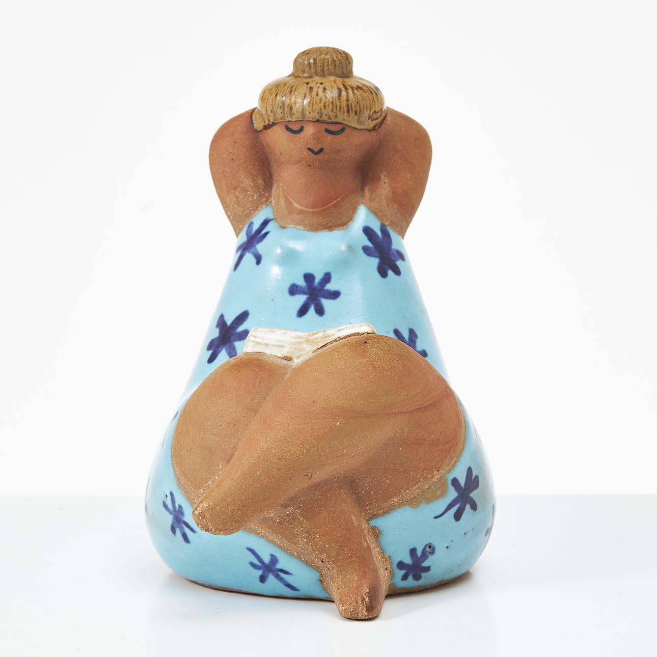 LISA LARSON. “Emma”, partially glazed stoneware.