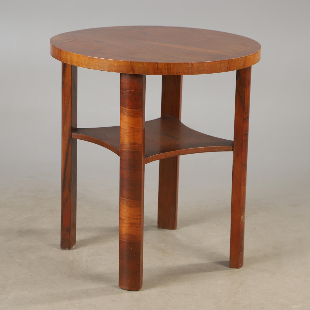 TABLE, walnut, Art Deco style.