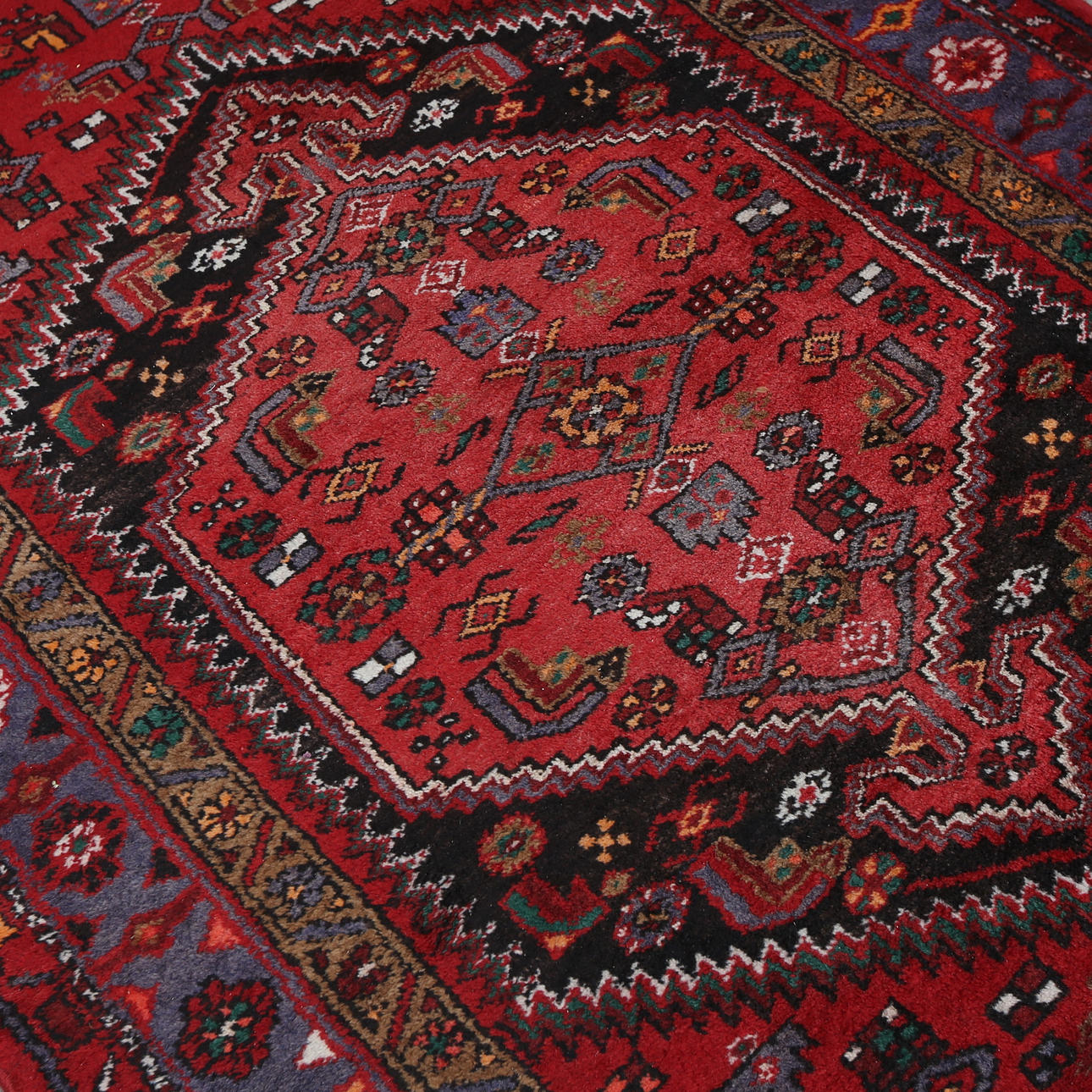 A CARPET, oriental, approx 202x129cm.
