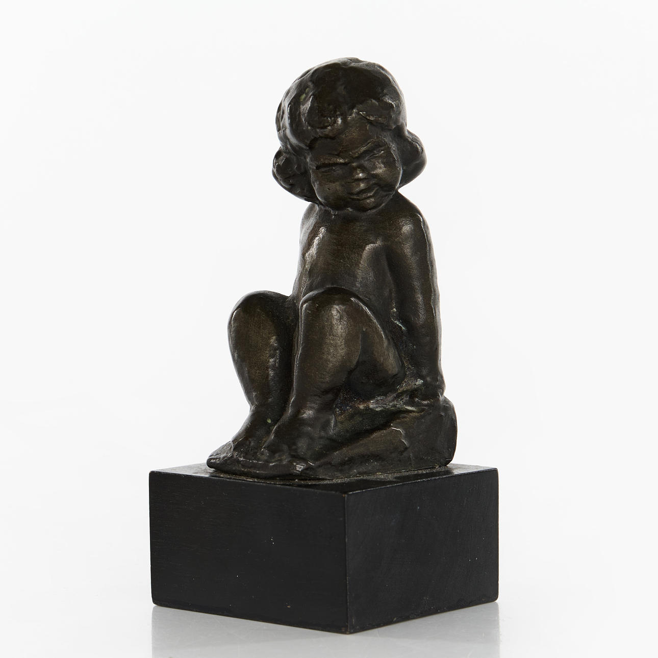 CARL-EINAR BORGSTRÖM. skulptur, bronze, signeret.