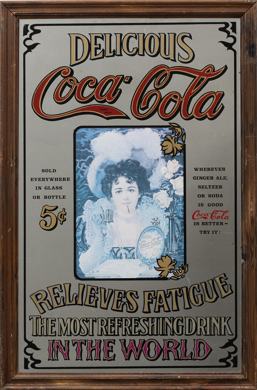 Coca Cola, mainospeili, USA, 1900-luku.