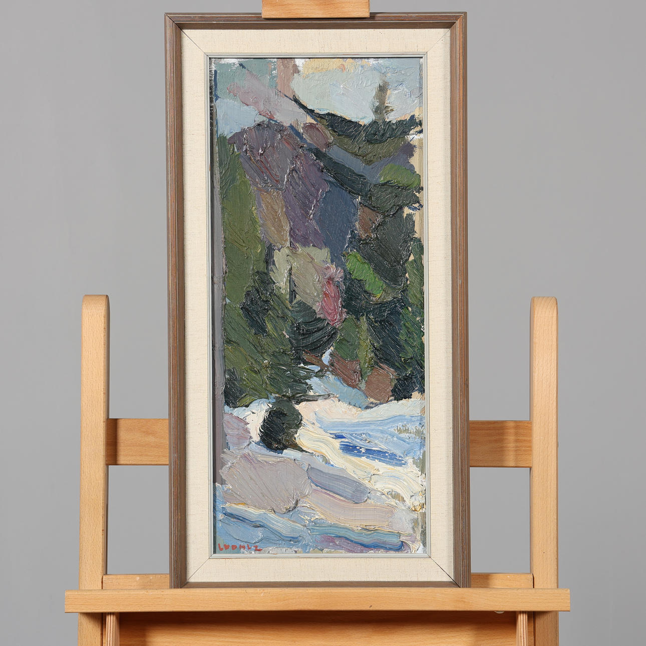 BENGT CRANTZ. OIL ON PANEL, signed.