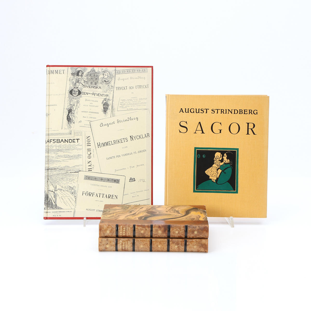 AUGUST STRINDBERG, four books.