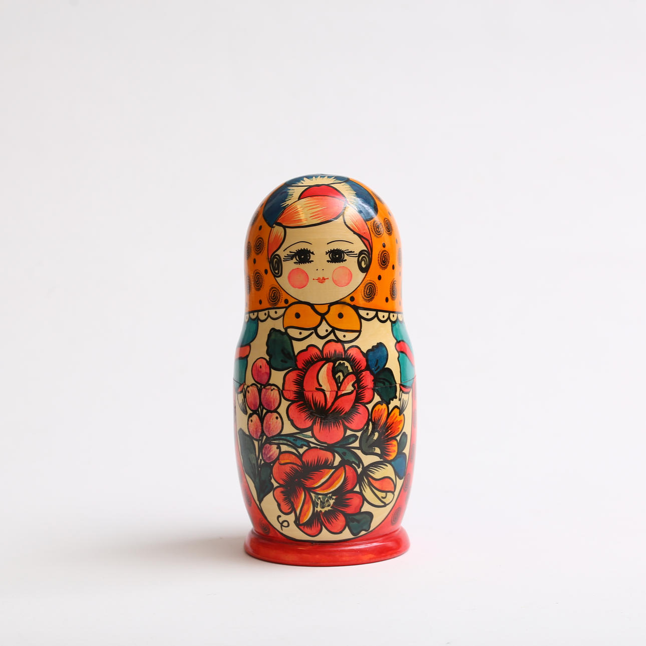 BABUSCHKA, russiske dukker, 10 stykker, træ.