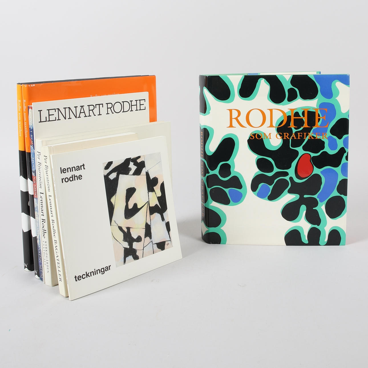 LENNART RODHE. Books, 8 pcs.