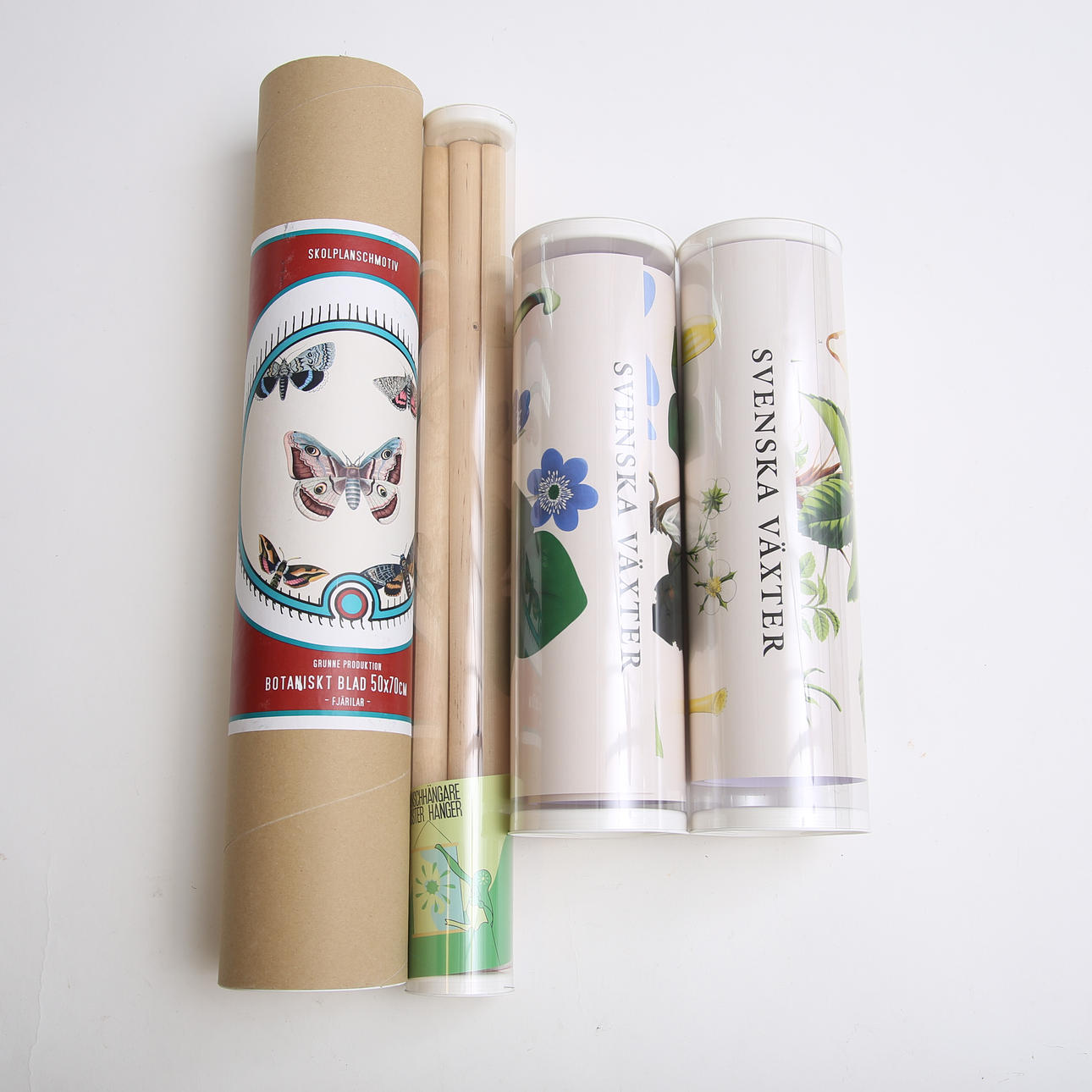 PLANSCHER, 3 pcs, inter alia Grunne Produktion.