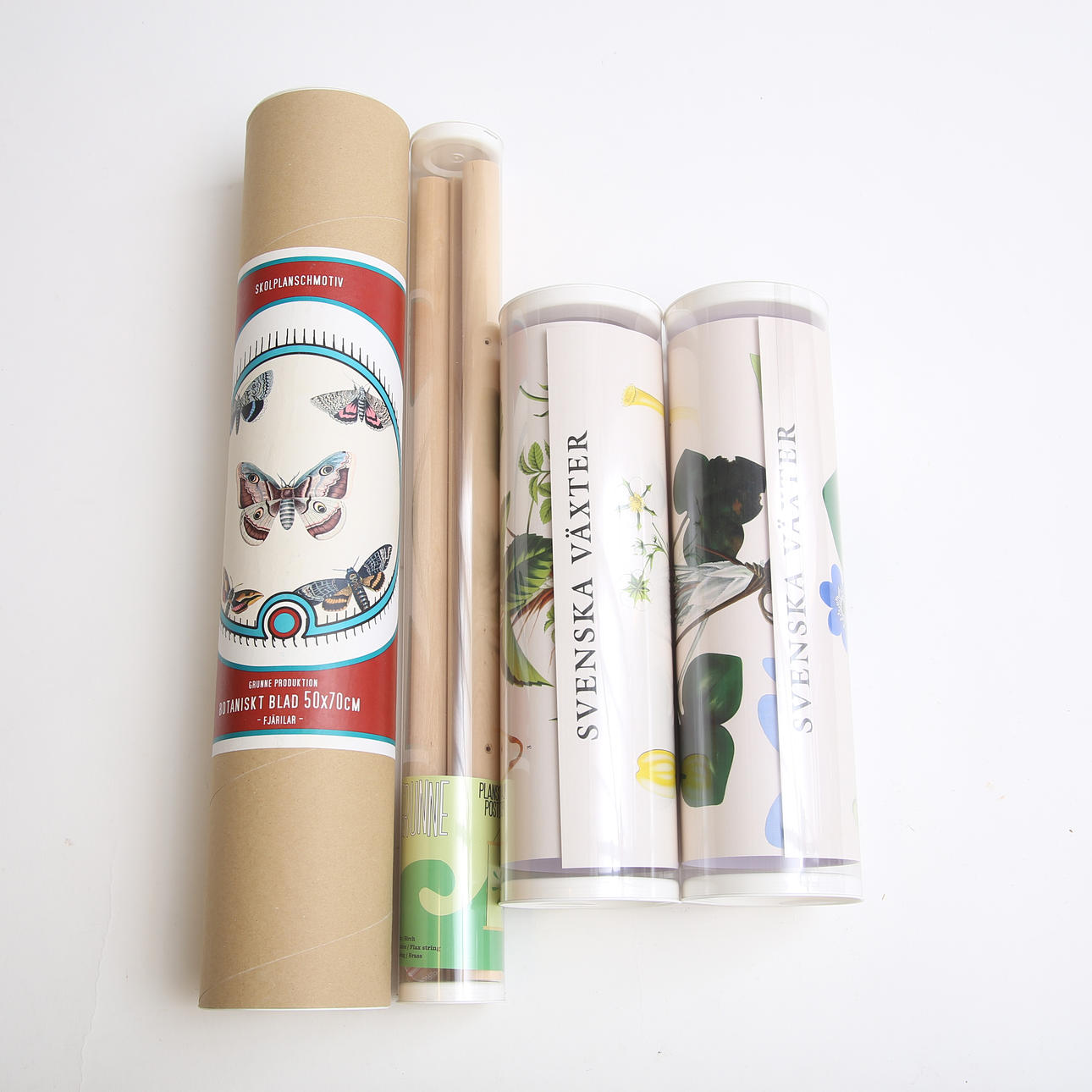 PLANSCHER, 3 pcs, inter alia Grunne Produktion.