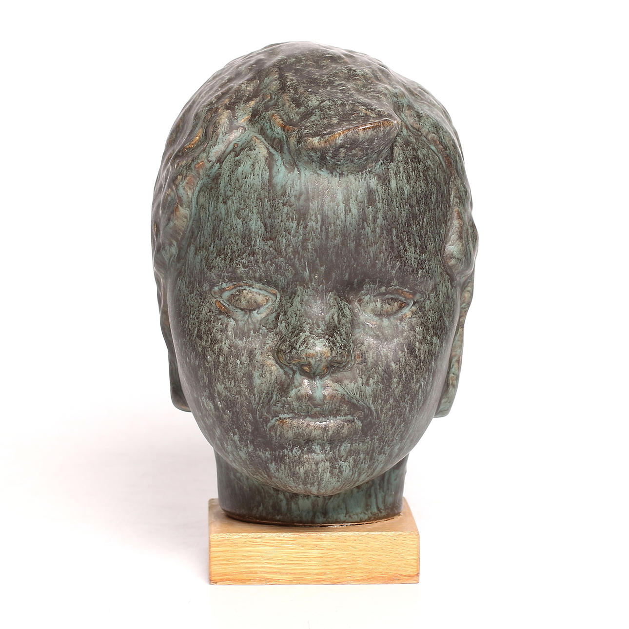 SKULPTUR, keramik och trä, Birger Åström, BeKå, 1900-tal.