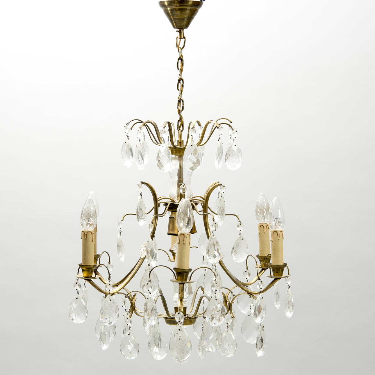 LJUSKRONA, rokokostil, 1900-talets hälft.