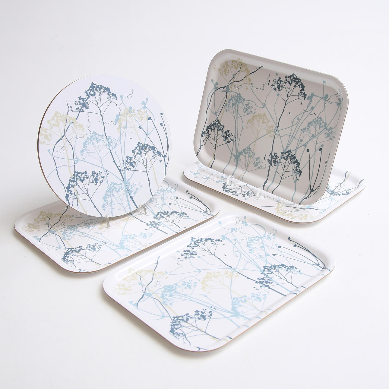 TRAYS and COASTERS, Iris craft.