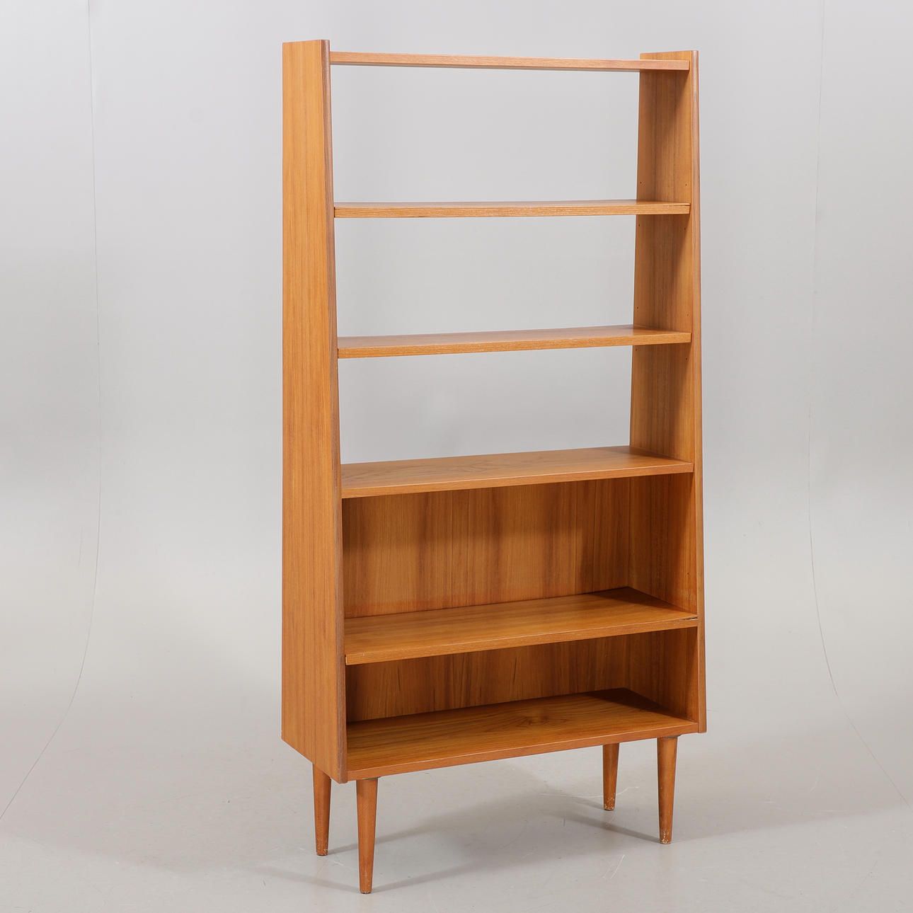 A teak bookcase, 1960s.