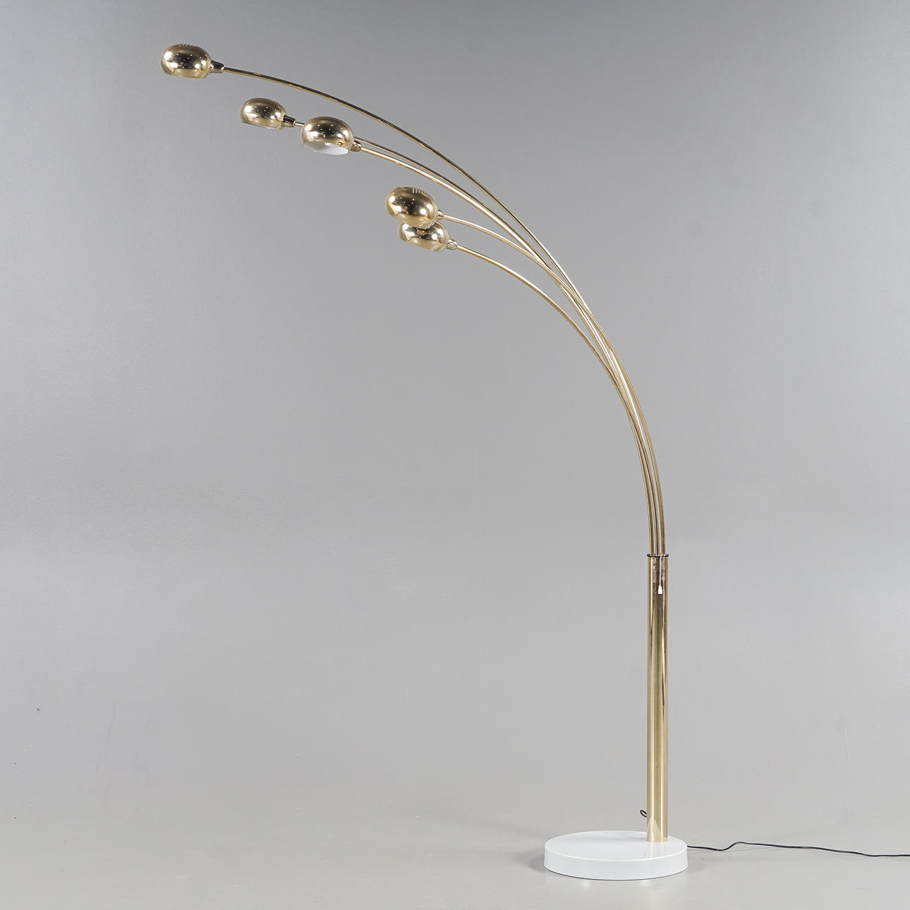 Five-arm floor lamp, Lantern, Late 20th century.