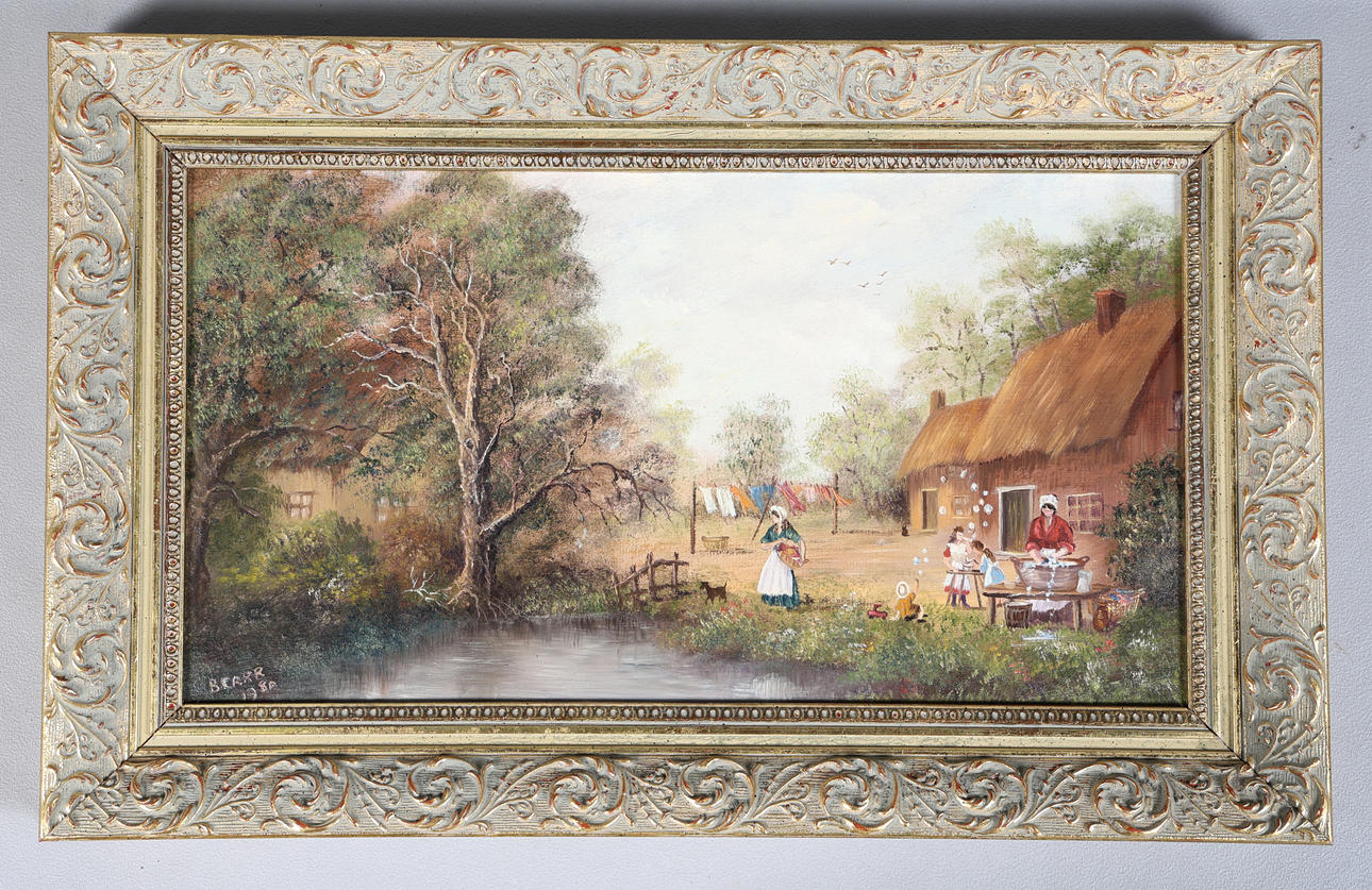 B CARR (BRITISH, 20TH CENTURY) "SOAP SUDS".