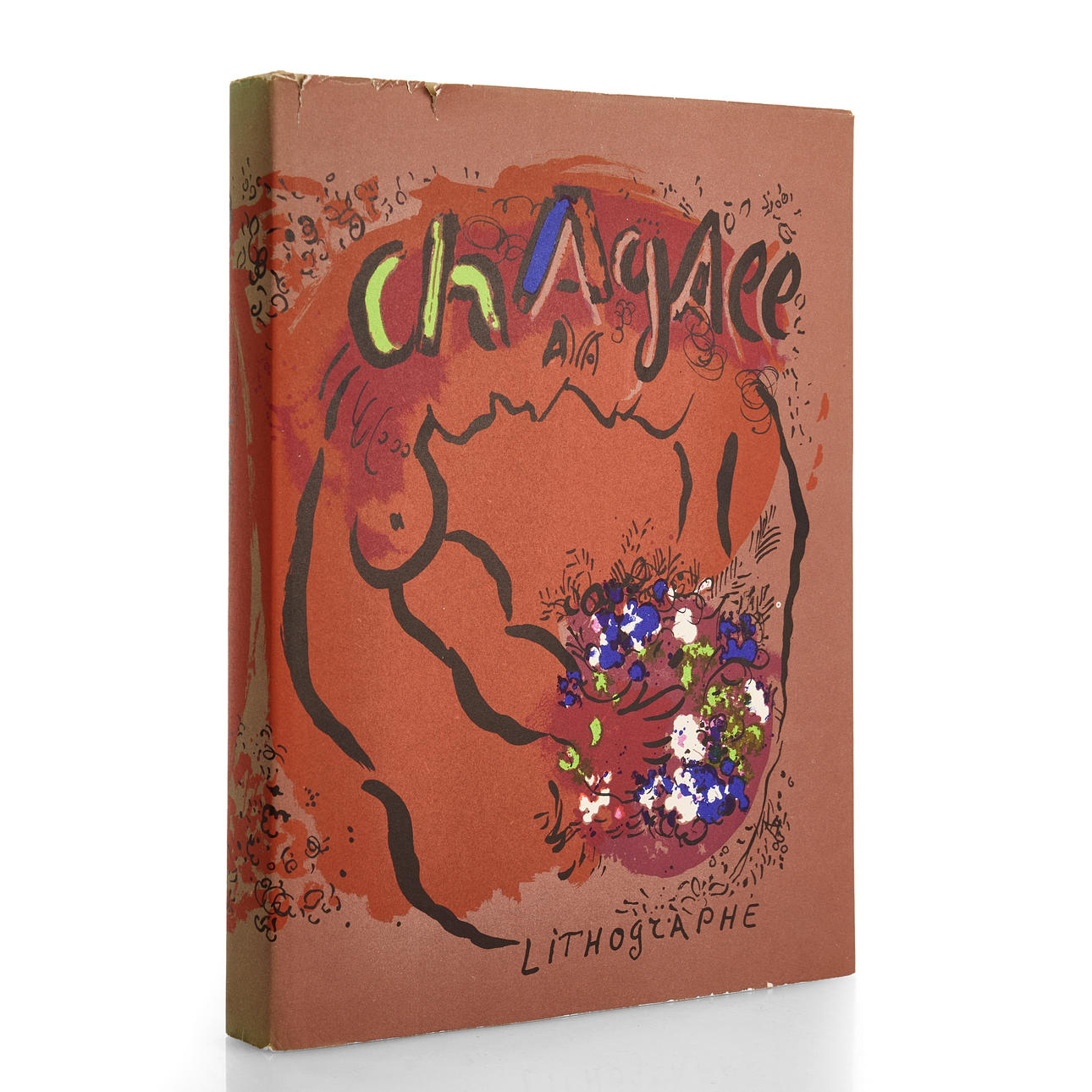 MARC CHAGALL, THE LITHOGRAPHS OF CHAGALL I, 1922-1957, containing 11 original lithographs + cover, Sauret 1960, English text.