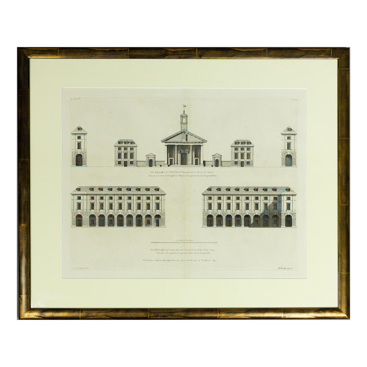 AN ARCHITECTURAL ENGRAVING.