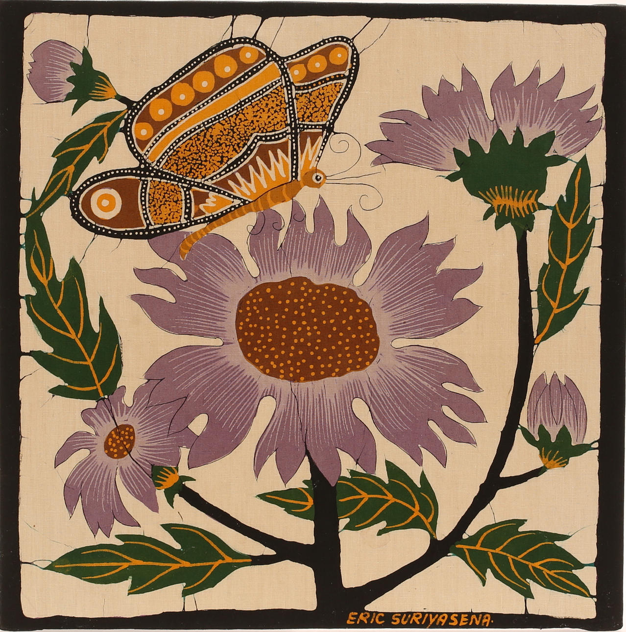 ERIC SURIYASENA. Tekstiltryk.