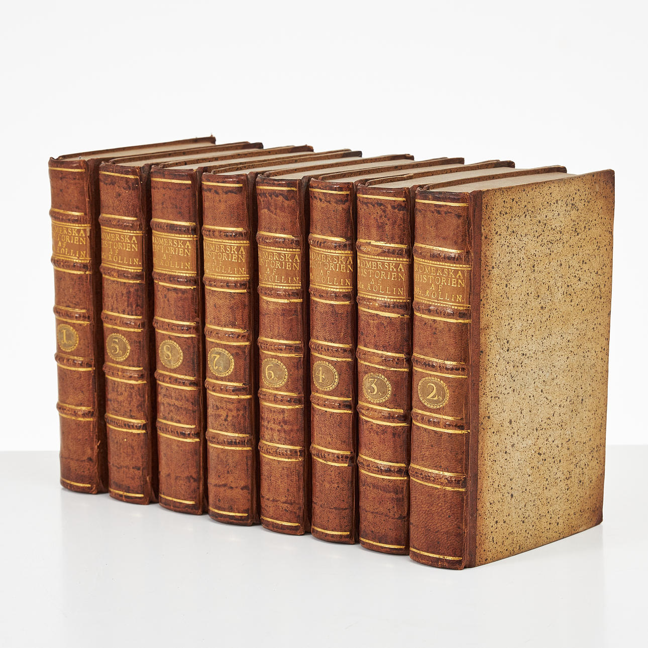 ROLLIN, ROMERSK HISTORIE, 1785-1789, 8 BIND.