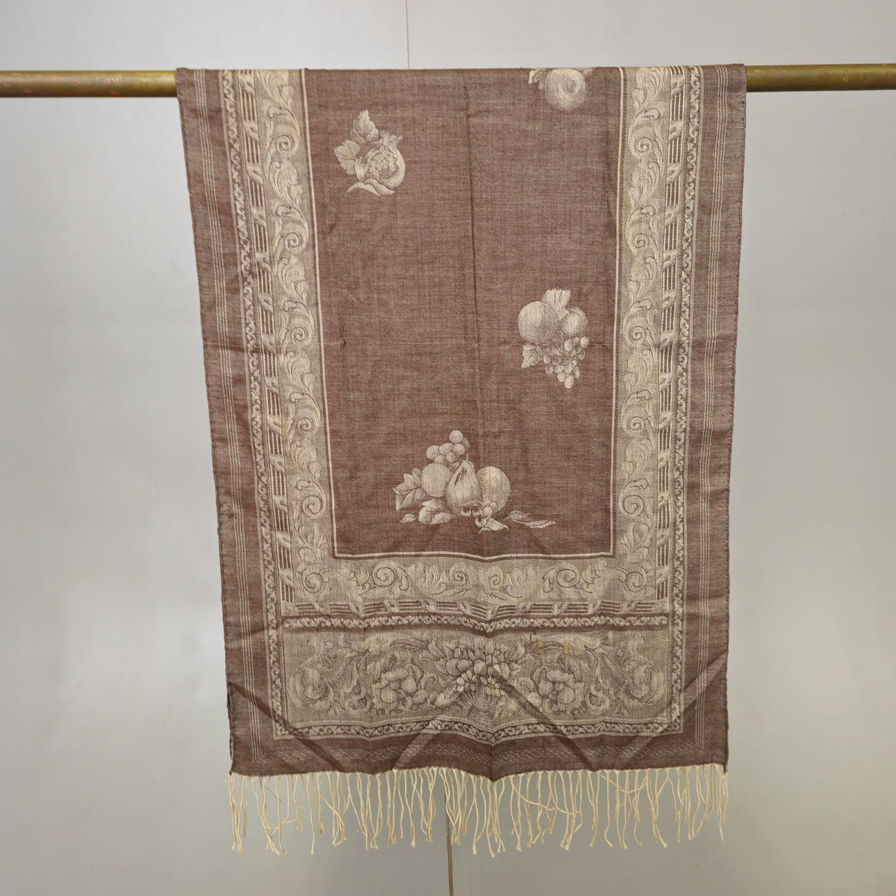 LOEWE SCARF. FRUIT MOTIFS.