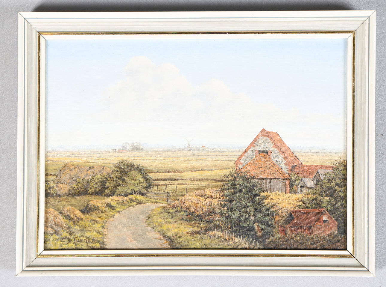 C B TURNER (BRITISH, 20TH CENTURY) "SUMMER LANDSCAPE".