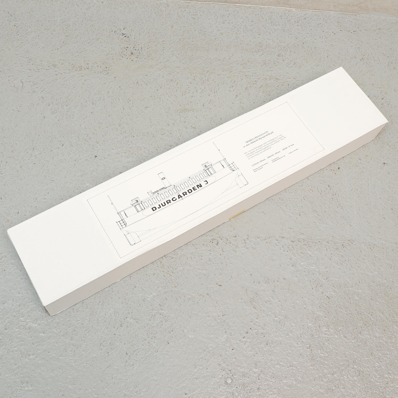 MODELLBAUSATZ, Djurgården 3, Holz, Hobbyborgen.