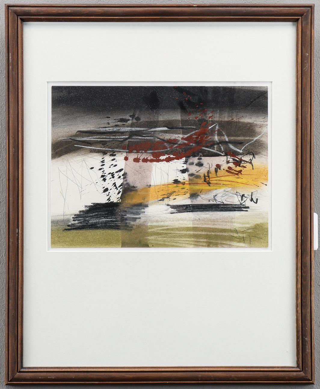 LARS SJÖGREN mixed media, signed.