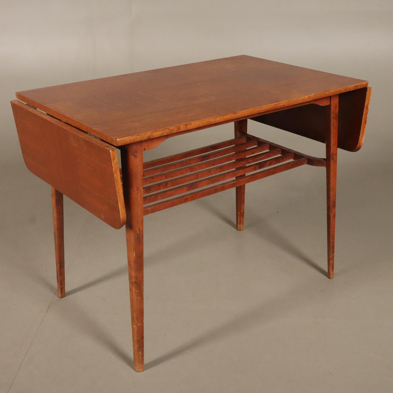 COFFEE TABLE with underlying shelf, mid 20th century.