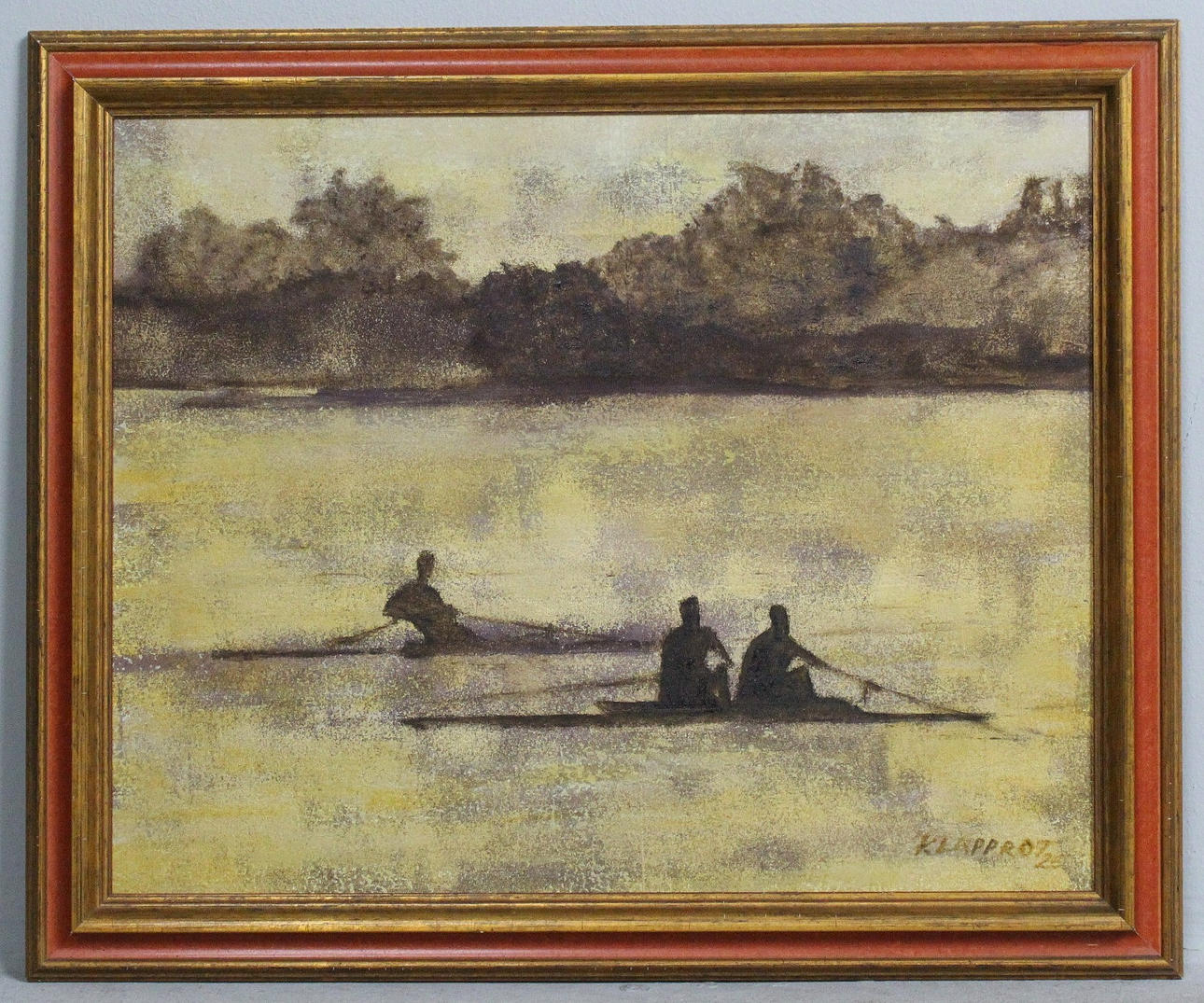 Tuntematon taiteilija. 'Rower', öljymaali.