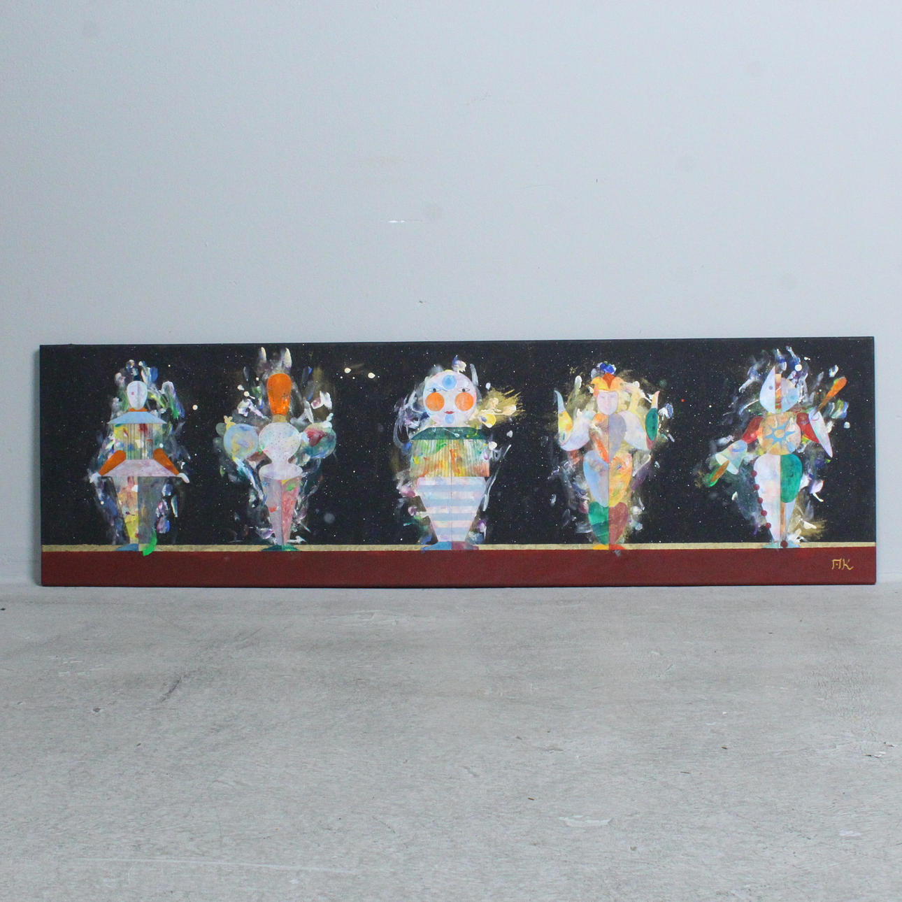 Unknown artist. 'Diversity', oil on canvas.