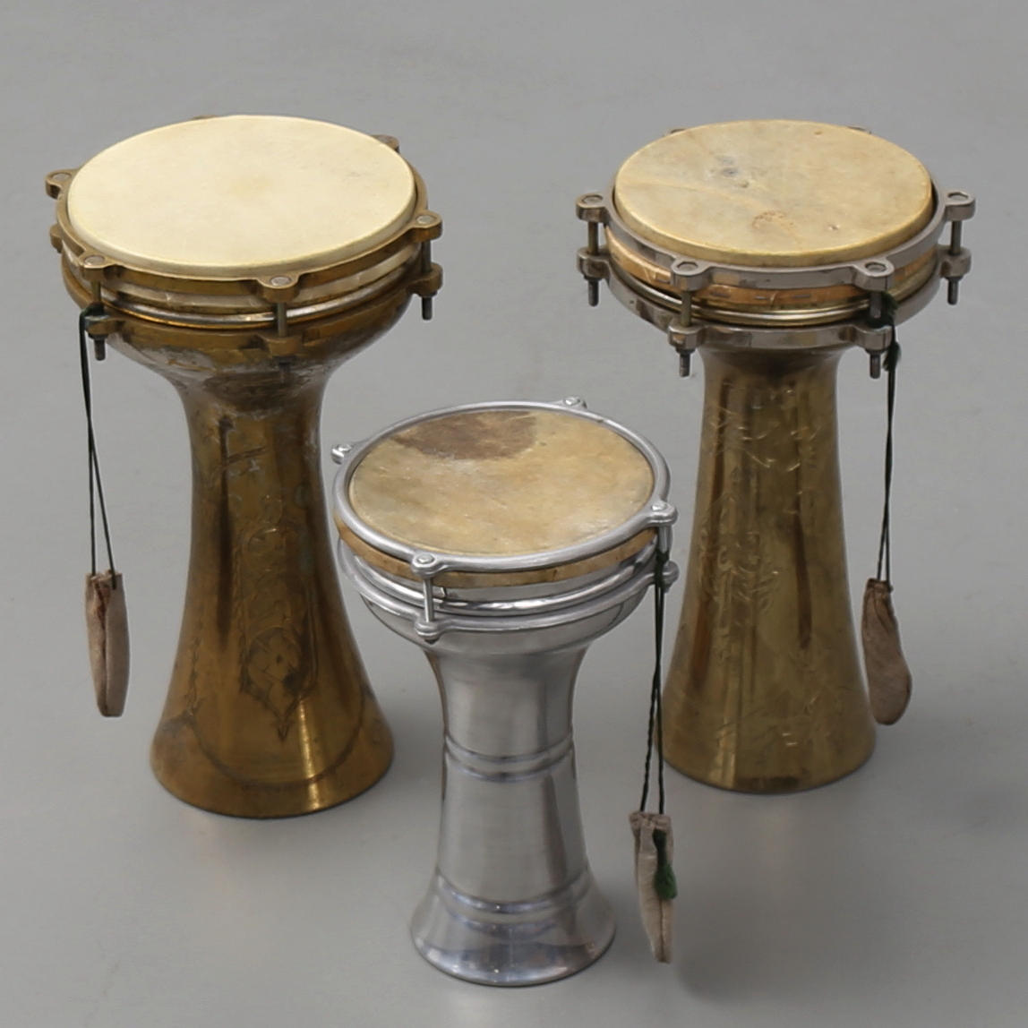 TRUMMOR 3 st, av typen Djembe.