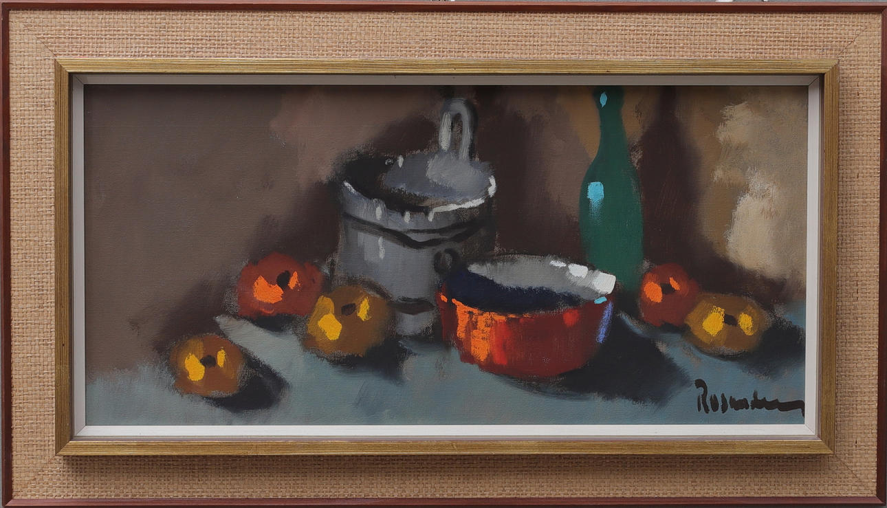 KURT ROSANDER. oil on canvas, signed.