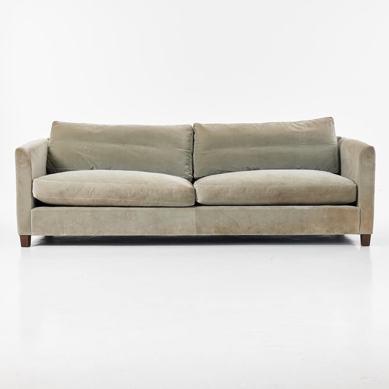 OSCAR & CLOTHILDE, soffa, 2000-tal, grön, textilklädsel.