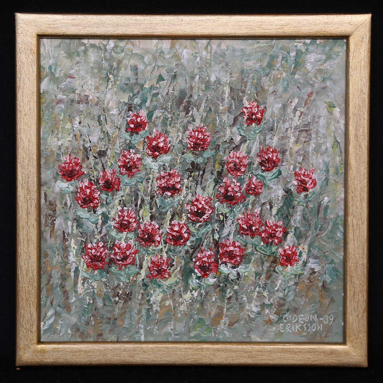 GIDEON ERIKSSON. oil on panel, signed and dated -89.