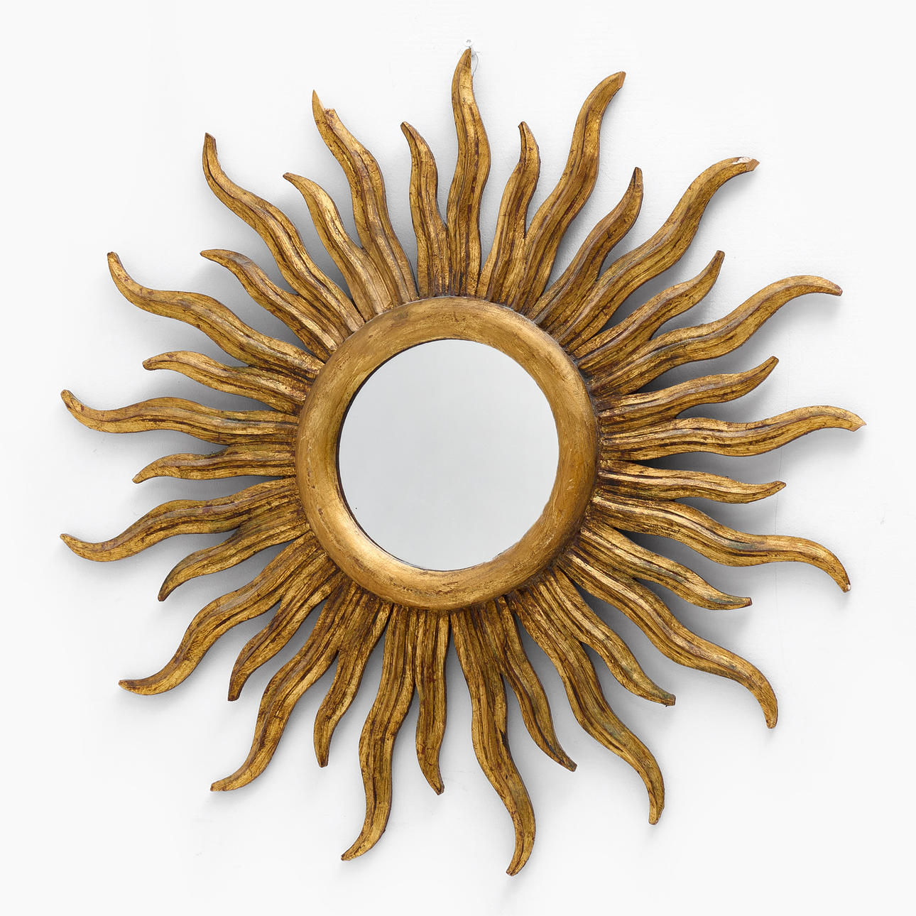 SOLSPEJL, træ, Spanien, senere del af det 20. århundrede.