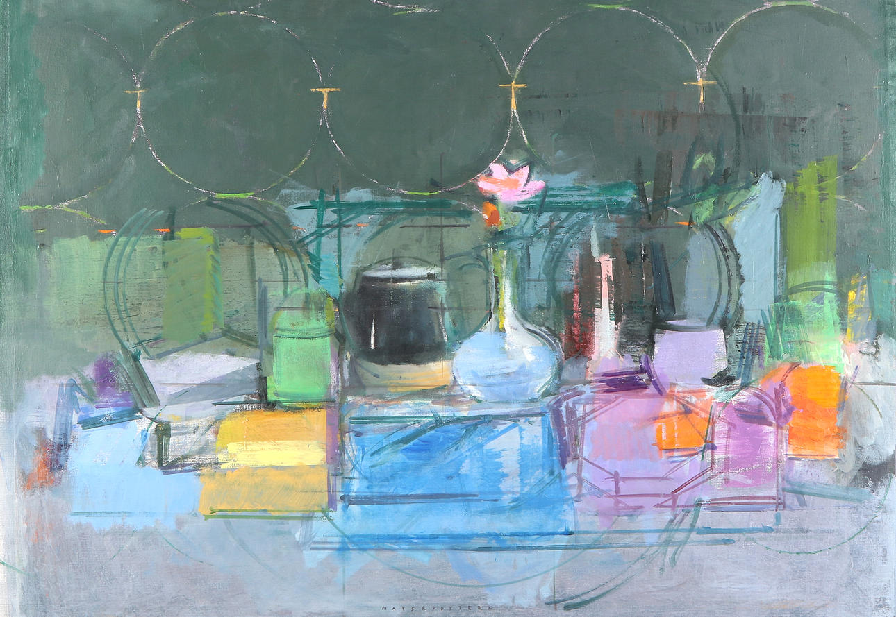 MATS RYDSTERN. Oil painting on canvas. Still Life. Signed. Art ...