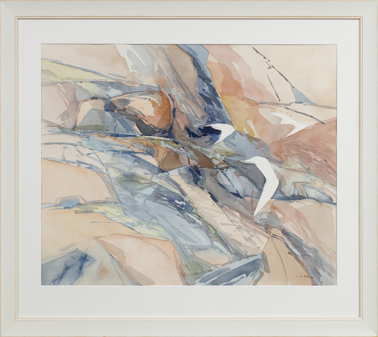 LARS ANDERSSON BJÖNNI. Watercolor, signed.